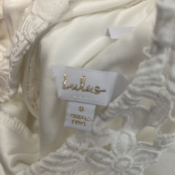 Loving Destiny White Lace Halter Mermaid Maxi Dress - Picture 8 of 8